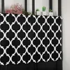 Curtain Black Morocco Geometry Short Curtains Kitchen Cafe Wine Cabinet Door Window Small Wardrobe Home Decor Drapes