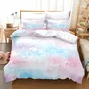 Bedding sets Gradient Cloud Duvet Cover Set Colorful Print Bedding Set For Girls Women Bedroom Decorative Bedspread