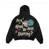 Heren Hoodies Sweatshirts Amerikaans Nieuwe Letter Planeet Print Hoodie Vrouwelijk Gotische Stijl Nieuw Los Sweatshirt Mannelijk Y2K Casual Jas Ins Trend Hoodie Trui T230921