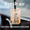 Carta deodorante per auto alla moda con cordino Bustina per diffusore di profumo di Colonia di fresia Bustina di aroma di fragranza di carta naturale