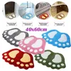 40*60CM Big Feet Bath Toilet Mat Bathroom RugsArea Rugs Carpet Doormat Floor Mat Absorbent Mats Foot Pad Rug HKD230901