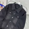 Denim-Luxusjacke für Herren, lässige Denim-Kleidung, Bb-Designer-Uni-Jacken, Übergröße, schwarzes Sweatshirt, Hip-Hop-Baseballuniform, Herren- und Damenmäntel