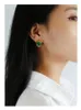 Boucles d'oreilles intemporelles Wonder fantaisie Geo Agate pour femmes, bijoux de créateur Goth Runway, cadeau Rare, haut tendance, Style chinois 4426