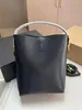 Le 37 bolsa balde designer bolsa de couro brilhante bolsas de ombro moda feminina sacola com mini bolsa