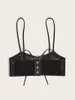 Belts Black Elastic Women's Waist With Shoulder Straps Underbust Girdle Waistcoat Slimming Cummerbund On Dress Shirt Accessories