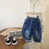Pantalons Pantalons Garçon Jeans Pour Enfants Déchirés Automne Enfants Bébé Décontracté Printemps Et À La Mode