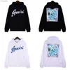 Pulls à fleurs imprimés pulls pulls à capuche Amiirii sweat à capuche hommes lettre marque vêtements de créateurs de mode en vrac Q4zq