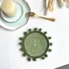 Mats Pads Placemats for Dining Table Room Decor Home Decorations Manual Coaster Vase Mat Circular Insulation Pad Woven Meal Mat 230831