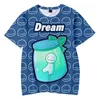 Magliette da uomo sogno sMp merch abiti per bambini dreamwastaken 3d shirt boys girls estate tops per bambini maniche corte a maniche corta