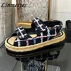 Women Casual Front Rear Strap Platform Flat Woman Fashion Thick Sole Rome Sandals Female 230831 GAI GAI GAI