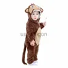 home clothing 23Y Baby Animal Costumes Unisex Toddler Onesie Halloween Dress Up Romper Soft Facecloth Warm and Cute Pajamas x0902