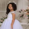 Mädchen Kleider Blumenkleid Spitze Tüll Flauschig Schöne Prinzessin Baby Erstkommunion Kinder Kleidung Kind Hochzeit Party