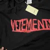 Men's Hoodies Sweatshirts VETEMENTS Hoodies Bullet Screen Letter Print Dstring Pullover Embroidery Letters Oversized Men Women VTM Sweatshirts J230901