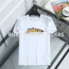 Designer novo masculino camiseta clássico bordado casual verão moda feminina roupas empresa manga curta camisa respirável