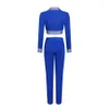 Women's Two Piece Pants Wome Elegant Two Pieces Sets Bodycon Clothing Sexy Buttons Tops Long Pants 2 Piece Sets 230831