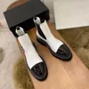 Górne skórzane buty Chelsea Chunky High Patent Skórzowe splicing okrągłe głowę Podwyższając grube dno Krótkie buty