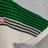 Męskie swetry y2K haftowane casablanca jacquard Sweter 1 Wysokiej jakości krótkie rękawie kardigan bluzy męskie na top Gym 230831
