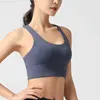 LL-WX22 nieuw sportondergoed dames hardloopyogavest schokbestendig verzamelen stereotiepe fitness schoonheid rugbeha Controleer de maat om sportkleding te kopen