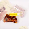 Клипы для волос Barrettes Fashion Design Clips Acetate Citpe Cat Hairclaws Clip Clystone Barrettes для женщин девушки.