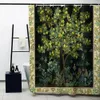 Duschvorhänge William Morris Duschvorhang, grünes Duschvorhang-Set für Badezimmer, schwerer Stoff, dekorativer Badvorhang, waschbarer Vorhang 230831