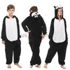 Roupas em casa Novo pijamas unicórnios de inverno para crianças kigurumi animal pijamas crianças panda licorne macacão menino meninas sono sonowear unicornio macacão x0902