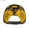 Ball Caps Baseball Cap Golden Baroque Hat New Fashion High Quality Man Racing Motorcycle Sport hats T230728