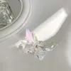 Syrenka Concubine Crystal Butterfly Claw Clip Super Immortal HairPin Kobiet Nowe Ins Shark Clip Sair Pinwear