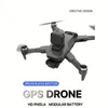 Drone professionale S109 RC con motore brushless, posizionamento GPS, doppia fotocamera regolabile, trasmissione 5G, ritorno automatico a bassa potenza.