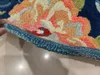 Tapijten 90/100cm rond voor woonkamer bohemien bloemen handgemaakt tapijt slaapkamer interieur luxe etnische kunst zachte vloermat