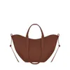 Le Cyme Mini Mirgy Tote Bag Full Grain Textured Leather New Designer Magnetic Backle Closure Women Handbag