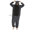 home clothing Raccoon Pajamas Men Kigurumi Animal Onesies For Adults Cartoon Cosplay Costume OnePiece Pijamas Overall Women Pyjama Bodysuits x0902