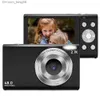 Camcorders HD 2.7K 디지털 카메라 소형 및 휴대용 16 배 줌 Camerawith 32g 메모리 카드 Q230831