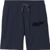 Shorts masculinos Filme Bond 007 Mens Moda Premium Algodão para Homens Dia de Natal Camisas Hombre O Pescoço