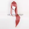 Cosplay Wigs High Quality Doki Literature Club Monika Wigs DDLC 95cm Long Heat Resistant Synthetic Hair Perucas Cosplay Wig Cap x0901