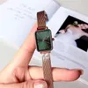 Armbanduhren QUADRO PRESSED EMERALD Uhr für Frauen Montre Femme Mode Daniel Armbanduhr 26mm Quarzuhren Gif