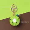 Keychains Fruit Keychain Söt stickning Kiwi Car Key Holder Creative virkade fantastiska handgjorda hängen Keyring Wholesale