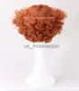 Cosplay Wigs Alice in Wonderland 2 Mad Hatter Cosplay Wigs Tarrant Hightopp Orange Red Curly For Halloween Carnival Party Wigs a wig cap x0901