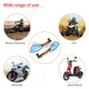 Motosiklet Aynaları Ayarlanabilir Motosiklet Talonu Dikiz Aynası CNC Alüminyum Alaşım Elektrikli Scooterlar Dik Görünüm Ayna Yan Aynalar X0901