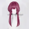 Cosplaypruiken Kafka Cosplaypruik 43cm Pruik Honkai Star Rail Cosplay Roze Paars Pruik Cosplay Anime Cosplaypruiken Hittebestendige synthetische pruiken x0901