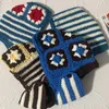 Beanie Skull Caps Grandma Grid Show Balaclava Hats Autumn and Winter Warm Acrylic Knitted Crochet Funny Pullover Ear Protection Beanie Women 230831