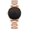 Reloj Life Cumpleaños Moda para hombre Relojes de pulsera Relojes de acero de oro rosa Mujeres Reloj impermeable Regalo Color3 Reloj Oro Xcgwr