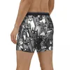 Cuecas Suspicious Kitty Breathbale Calcinhas Masculinas Cuecas Boxer Estendidas