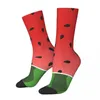 Herrensocken Hip Hop Vintage Wassermelonenmuster Verrückt Unisex Harajuku Nahtlos bedruckt Lustige Neuheit Happy Crew Socke Jungen Geschenk