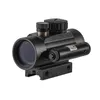 1x40 Red Green Dot Scope Tactical Compact Collimator Reflex Syn med integrerad röd laserjaktoptik med 11 mm och 20 mm picatinny -montering