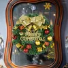 Fiori decorativi Ghirlanda di buon Natale Porta d'ingresso Palla Arco Ornamenti regalo per ghirlande di decorazioni per feste per interni ed esterni