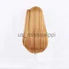 Cosplay Wigs OSHI NO KO Hoshino Ruby Cosplay Perruque Droite Orange Or Rose Rose Perruque Ruby Hosh Cosplay Anime Perruque Résistant À La Chaleur Synthétique Perruques x0901