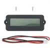 Lead Acid Battery Capacity Indicator LCD Digit Display Meter Lithium Power Detector Voltmeter(Green)