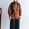 Herrenjacken 2023SS High Street Casual Vielseitiger Kapuzenmantel in Kontrastfarben Streetwear Techwear Windjacke Kleidung