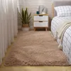 Dikke pluizige tapijten voor woonkamerdecoratie Nachtkastje Warme pluche vloermatten Kinderkamer Speelmatten Zijdeachtig harig tapijt Grijs HKD230901
