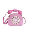 Kvällspåsar telefonform kvinnors plånböcker och handväskor rosa axel crosbody väska för tjej patent läder casual tygväskor messenger väska 230831